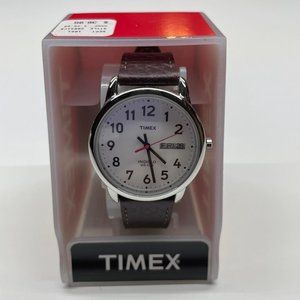 Timex Men's South Street Brown Croco Leather strap watch.